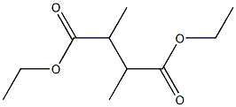 Butane-2,3-dicarboxylic acid diethyl ester Struktur