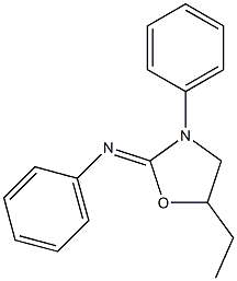 5-Ethyl-N,3-diphenyloxazolidin-2-imine Struktur