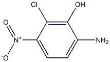 2-Amino-6-chloro-5-nitrophenol Struktur