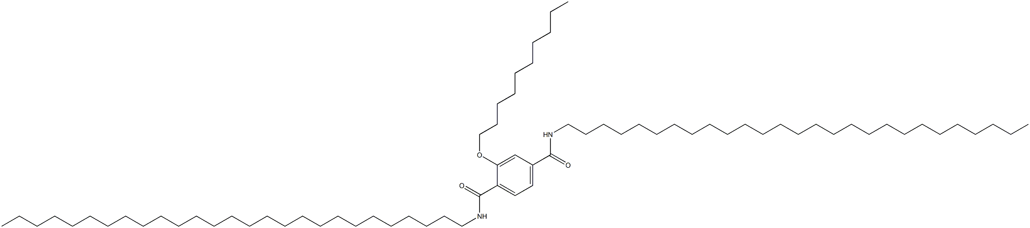 2-(Decyloxy)-N,N'-diheptacosylterephthalamide Struktur