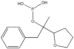 Phosphorous acid benzyl(methyl)2-oxolanylmethyl ester Struktur