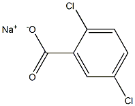 2,5-Dichlorobenzoic acid sodium salt Struktur