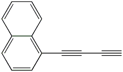 1-(1,3-Butadiynyl)naphthalene Struktur