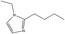 1-Ethyl-2-butyl-1H-imidazole Struktur