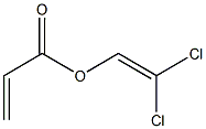 Acrylic acid 2,2-dichloroethenyl ester Struktur