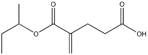 1-Butene-2,4-dicarboxylic acid 2-butyl ester Struktur