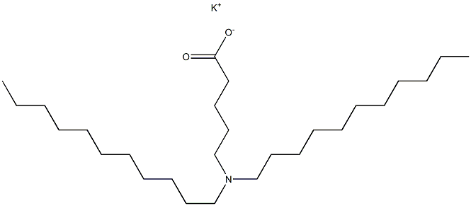 5-(Diundecylamino)valeric acid potassium salt Struktur