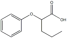 2-Phenoxypentanoic acid Struktur