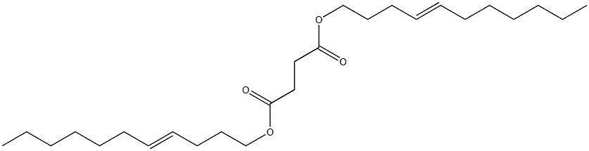 Succinic acid di(4-undecenyl) ester Struktur