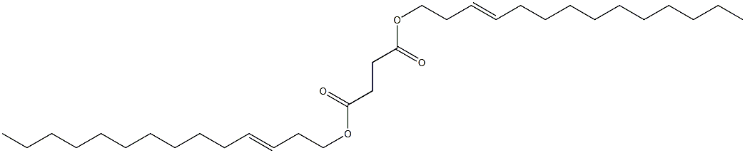 Succinic acid di(3-tetradecenyl) ester Struktur