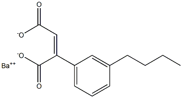 2-(3-Butylphenyl)maleic acid barium salt Struktur