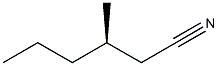 [R,(-)]-3-Methylhexanenitrile Struktur