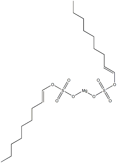 Bis[(1-nonenyloxy)sulfonyloxy]magnesium Struktur