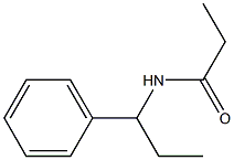 N-(1-Phenylpropyl)propanamide Struktur