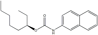 (-)-N-(2-Naphthalenyl)carbamic acid (R)-1-ethylhexyl ester Struktur