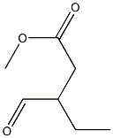 3-Formylpentanoic acid methyl ester Struktur