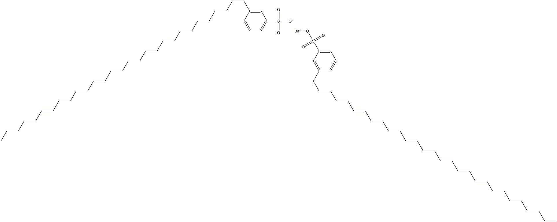 Bis(3-nonacosylbenzenesulfonic acid)barium salt Struktur