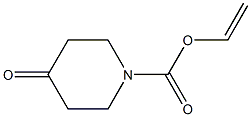 4-Oxopiperidine-1-carboxylic acid vinyl ester Struktur