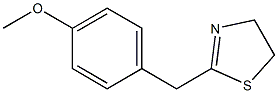 2-(p-Methoxybenzyl)-4,5-dihydrothiazole Struktur