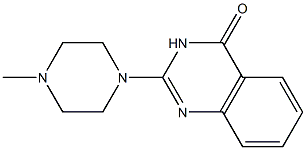 2-(4-Methylpiperazino)quinazoline-4(3H)-one Struktur