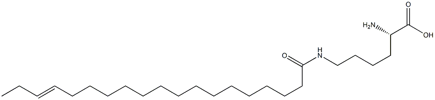 N6-(16-Nonadecenoyl)lysine Struktur