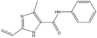 N-Phenyl-4-methyl-2-vinyl-1H-imidazole-5-carboxamide Struktur