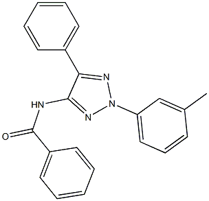 N-[2-(3-Methylphenyl)-5-phenyl-2H-1,2,3-triazol-4-yl]benzamide Struktur