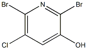 2-Bromo-5-chloro-6-bromopyridin-3-ol Struktur