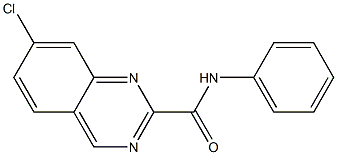 N-Phenyl-7-chloroquinazoline-2-carboxamide Struktur