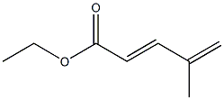 4-Methyl-2,4-pentadienoic acid ethyl ester Struktur