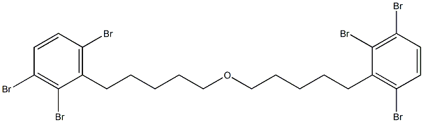 2,3,6-Tribromophenylpentyl ether Struktur