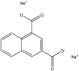 1,3-Naphthalenedicarboxylic acid disodium salt Struktur