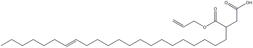 3-(15-Docosenyl)succinic acid 1-hydrogen 4-allyl ester Struktur