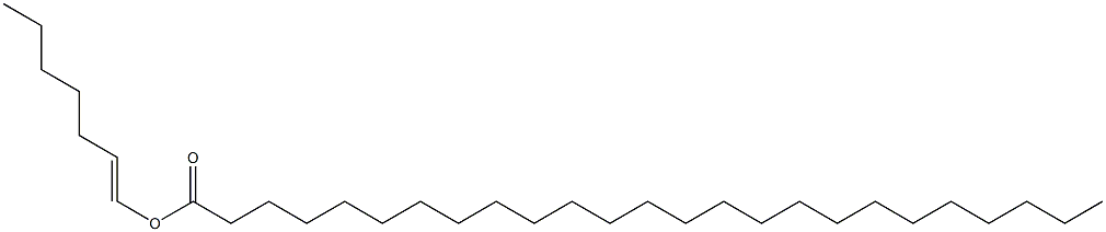 Pentacosanoic acid 1-heptenyl ester Struktur