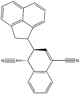 (1S,2R)-2-[(1R)-Acenaphthen-1-yl]-1,2-dihydronaphthalene-1,4-dicarbonitrile Struktur