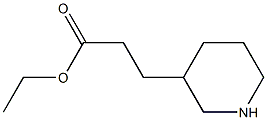 3-(3-Piperidyl)propionic acid ethyl ester Struktur