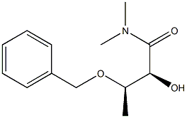 (2S,3R)-2-Hydroxy-3-(benzyloxy)-N,N-dimethylbutyramide Struktur