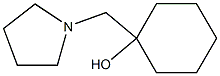 1-(Pyrrolidin-1-ylmethyl)cyclohexan-1-ol Struktur