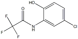 N-(2-Hydroxy-5-chlorophenyl)-2,2,2-trifluoroacetamide Struktur