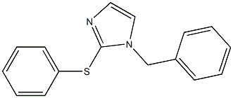 1-Benzyl-2-phenylthio-1H-imidazole Struktur