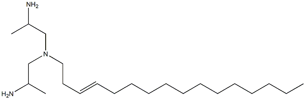 N,N-Bis(2-aminopropyl)-3-hexadecen-1-amine Struktur