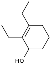 2,3-Diethyl-2-cyclohexen-1-ol Struktur