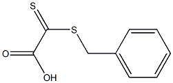 (Benzylthio)thioxoacetic acid Struktur