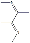 N,N'-Dimethylbutane-2,3-diimine Struktur