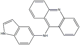 9-[(1H-Indol-5-yl)amino]acridine Struktur