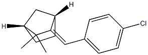 (1S,4R,E)-2-(4-Chlorobenzylidene)-3,3-dimethylbicyclo[2.2.1]heptane Struktur