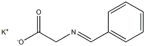 N-Benzylideneglycine potassium salt Struktur