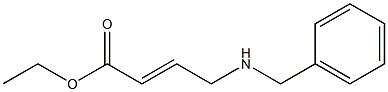 4-Benzylamino-2-butenoic acid ethyl ester Struktur