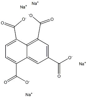 1,3,5,8-Naphthalenetetracarboxylic acid tetrasodium salt Struktur