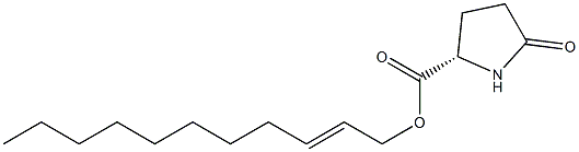 (S)-5-Oxopyrrolidine-2-carboxylic acid 2-undecenyl ester Struktur